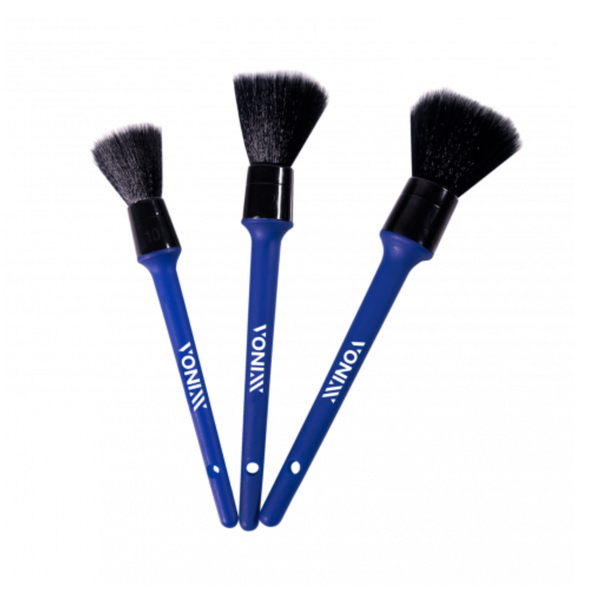 Kit de Pínceis Ultra Macios para Detalhamento Automotivo