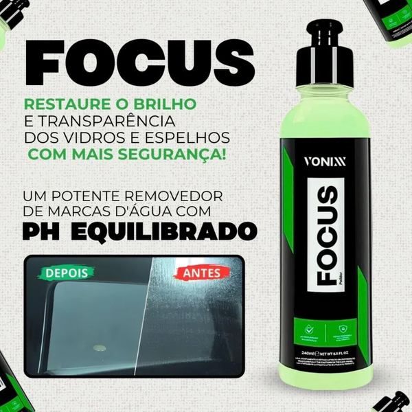 Focus Removedor de Chuva Ácida 240ml - Vonixx